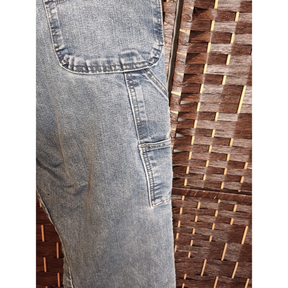 Vintage Wrangler Carpenter‎ Jeans 34x29 Blue Denim Straight Leg Workwear - Picture 10 of 15
